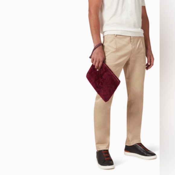 Coach Charter Pouch In Signature Shearling no tag no Detachable wrist strap.‎ - Picture 1 of 6